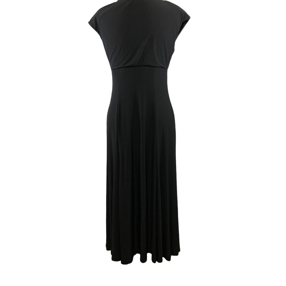 Jones New York Womens Size 6 Sleeveless Black Maxi Dress NWT - Picture 7 of 10